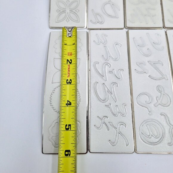 Cuttlebug Harmony Alphabet Die Set 12 Dies Provo Craft Scrapbooking Card Making - Picture 9 of 9